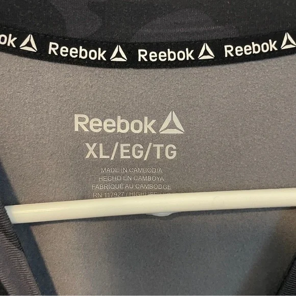 Reebok Men's Gray Camouflage Tee - Picture 3 of 7